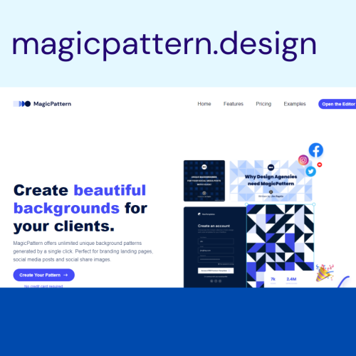 https://www.magicpattern.design/